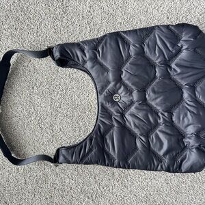 Lululemon Athletica Black Quilted Tote